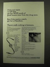 1964 Hamilton Desire T Watch Ad - Wants to Tell Time - £14.78 GBP