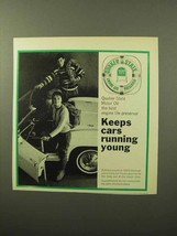 1964 Quaker State Motor Oil Ad - Running Young - £14.49 GBP