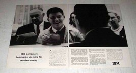 1964 IBM Computers Ad - Help Banks Do More - $18.49