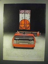 1964 IBM Executive Typewriter Ad - Bernardino Benali - $18.49