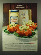 1964 Kraft Miracle Whip Ad - Flavor Bouquet of Spices - $18.49