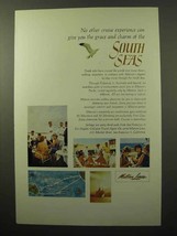 1964 Matson Lines Ad - Grace and Charm of South Seas - $18.49