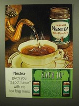 1964 Nestea Instant Tea Ad - Teapot Flavor - $18.49