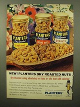 1964 Planters Dry Roasted Nuts Ad - No Fats - $18.49