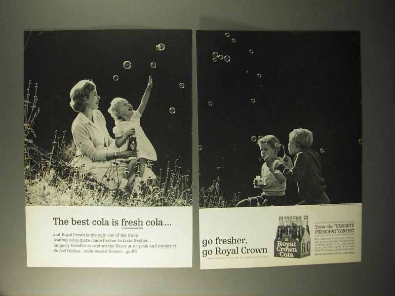 Primary image for 1964 RC Royal Crown Cola Ad - Best Is Fresh