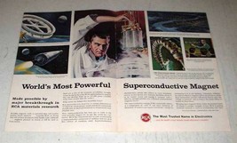 1964 RCA Superconductive Magnet Ad - Most Powerful - $18.49