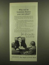 1965 Louisiana Commerce Ad - Governor John J. McKeithen - £14.54 GBP
