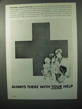 1964 Red Cross Ad - Always There With Your Help - $18.49