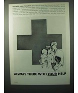 1964 Red Cross Ad - Always There With Your Help - £14.55 GBP