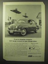 1964 Saab Car Ad - If You&#39;re Shopping Compacts - £14.55 GBP