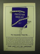 1964 The Life Insurance Company of Virginia Ad - £14.57 GBP