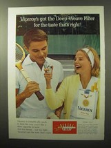 1964 Viceroy Cigarettes Ad - For the Taste That&#39;s Right - £14.44 GBP
