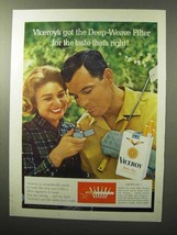 1964 Viceroy Cigarettes Ad - The Deep-Weave Filter Taste - £14.44 GBP