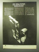 1964 Western Electric Ad - Buying Job Easier - £14.50 GBP