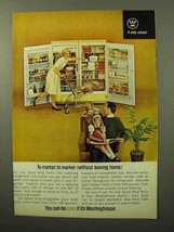 1964 Westinghouse Space King Refrigerator, Freezer Ad - $18.49