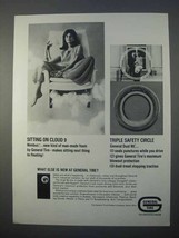 1966 General Dual 90 Tire Ad - Sitting on Cloud 9 - £14.78 GBP