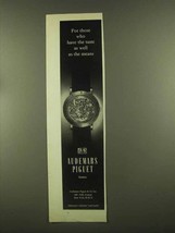 1965 Audemars Piguet Skeleton Wrist Watch Ad - £14.46 GBP