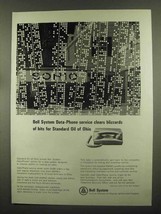 1965 Bell Telephone Ad - Data-Phone Service Clears - £14.45 GBP