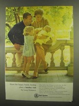 1965 Bell Telephone Ad - Happy Family Feeling - £14.45 GBP