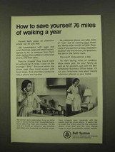 1965 Bell Telephone Ad - Save Yourself 76 Miles - £14.45 GBP