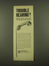 1965 Bell Telephone Ad - Trouble Hearing? - £14.61 GBP