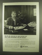 1965 Bell Telephone Ad - Selling and Servicing - £14.61 GBP