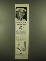 1965 Ben Hogan Sure-Out Wedge Golf Club Ad - Sand Traps - £14.53 GBP