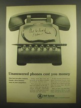 1965 Bell Telephone Ad - Unanswered Phones Cost - £14.61 GBP