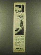 1965 Bering Cigar Ad - Marries Craftsmanship and Taste - £14.65 GBP