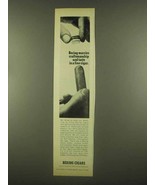 1965 Bering Cigar Ad - Marries Craftsmanship and Taste - $18.49