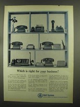 1965 Bell Telephone Ad - Which Right for Your Business - £14.61 GBP