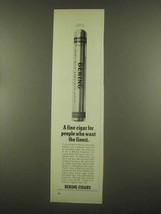 1965 Bering Imperial Cigar Ad - People Who Want Finest - £14.54 GBP