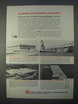 1966 Lone Star Cement Ad - Planning Industrial Building - £14.48 GBP