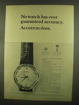 1965 Bulova Accutron Model 214 Watch Ad - Accuracy - £14.78 GBP