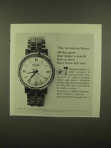 1965 Bulova Accutron Watch Ad - The Story - £14.53 GBP