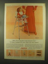 1965 Cosco Model 10-D Convertible High Chair Ad - $18.49