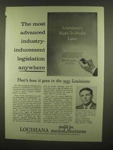 1965 Louisiana Department of Commerce and Industry Ad - £14.46 GBP