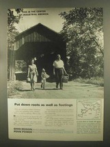 1965 Ohio Edison Penn Power Ad - Put Down Roots - £14.55 GBP