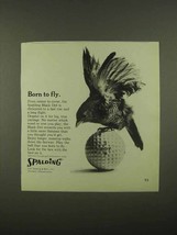 1965 Spalding Black Dot Golf Ball Ad - Born to Fly - £14.27 GBP