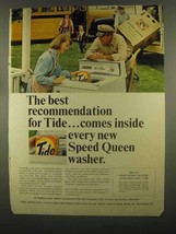 1965 Tide Detergent Ad - Speed Queen Washer - £13.82 GBP