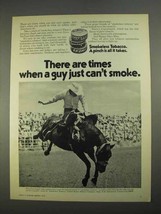 1974 Skoal Happy Days and Copenhagen Tobacco Ad - Rodeo - £14.57 GBP