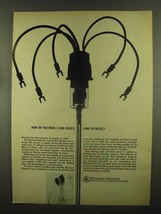 1965 Western Electric Ad - 11,000 Voices Jump 30 Miles - £14.50 GBP
