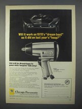 1966 Chicago Pneumatic CP-740 Tork-King Air-Wrench Ad - £14.50 GBP