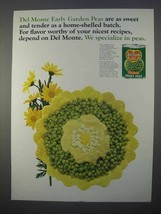1966 Del Monte Early Garden Sweet Peas Ad - $18.49