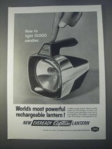 1966 Eveready Captain Lantern Ad - Light 13,000 Candles - $18.49