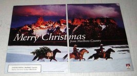 1995 Marlboro Cigarettes Ad - Merry Christmas - £14.48 GBP