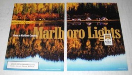 1995 Marlboro Lights Cigarettes Ad - Marlboro Country - £14.56 GBP
