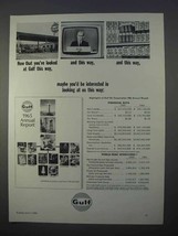 1966 Gulf Oil Ad - Now That You've Looked At This Way - £13.80 GBP