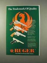 1995 Ruger Gun Ad - KSRH-7, KRH-445; KMK-512 - $18.49