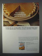 1966 Libby&#39;s Pumpkin Ad - Make Pie Pan Out Perfect - £14.54 GBP